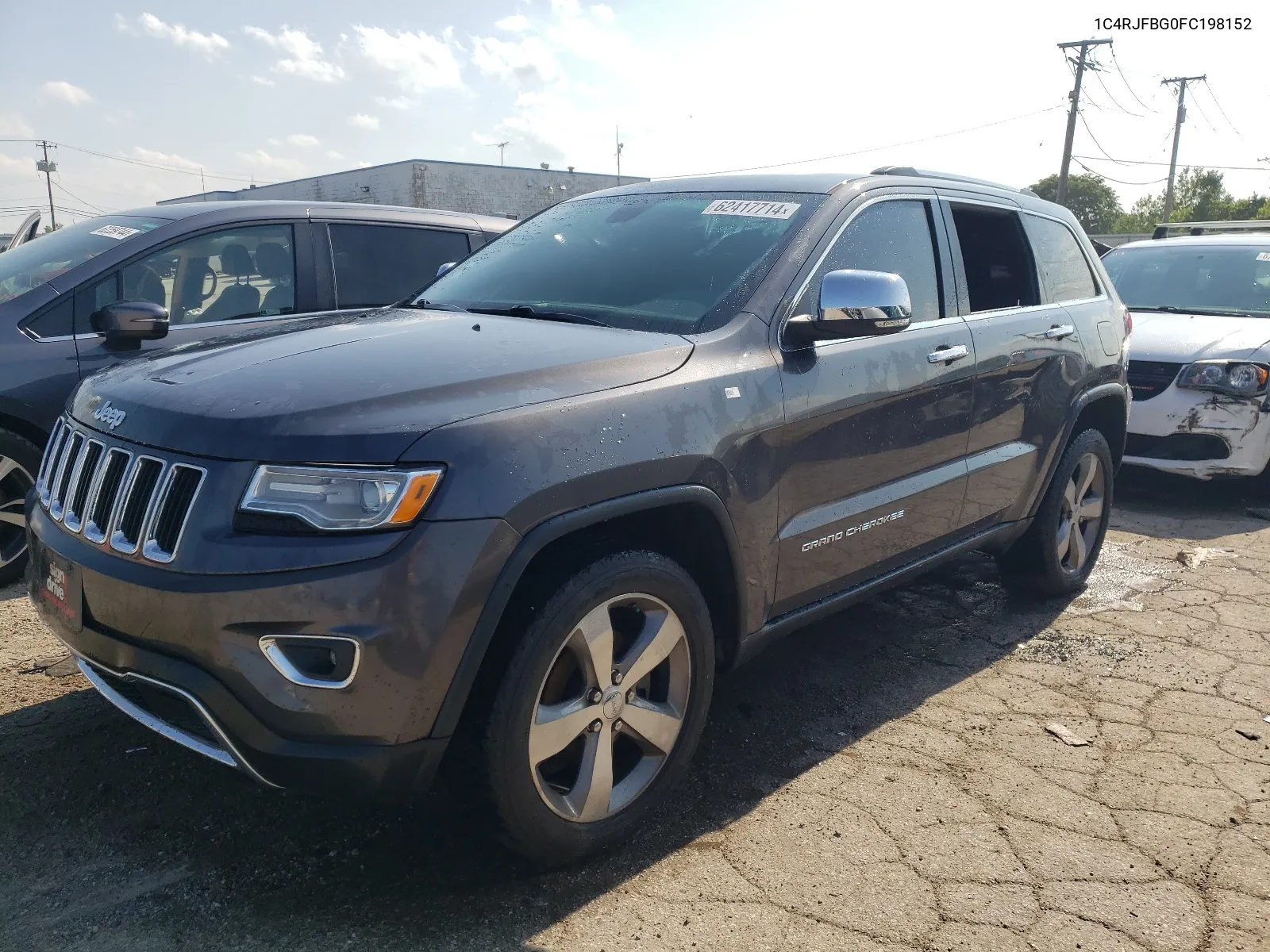 2015 Jeep Grand Cherokee Limited VIN: 1C4RJFBG0FC198152 Lot: 62417714