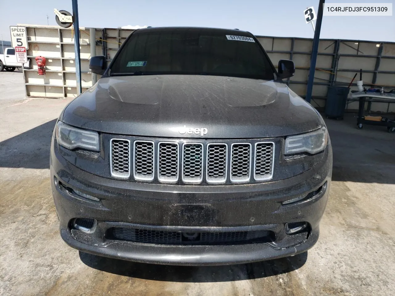 2015 Jeep Grand Cherokee Srt-8 VIN: 1C4RJFDJ3FC951309 Lot: 62703084