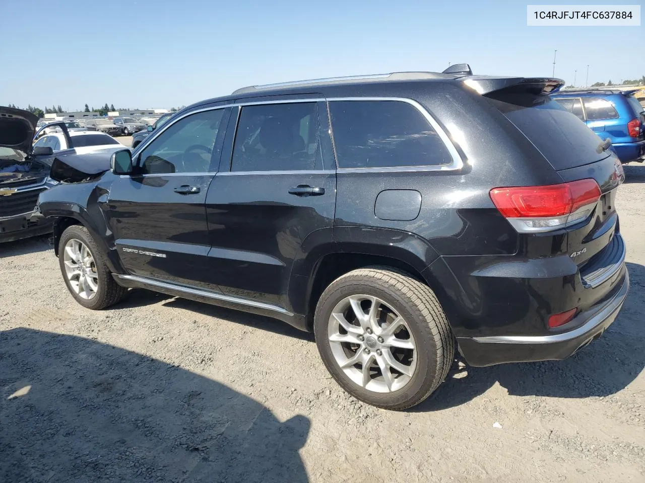 2015 Jeep Grand Cherokee Summit VIN: 1C4RJFJT4FC637884 Lot: 62766354