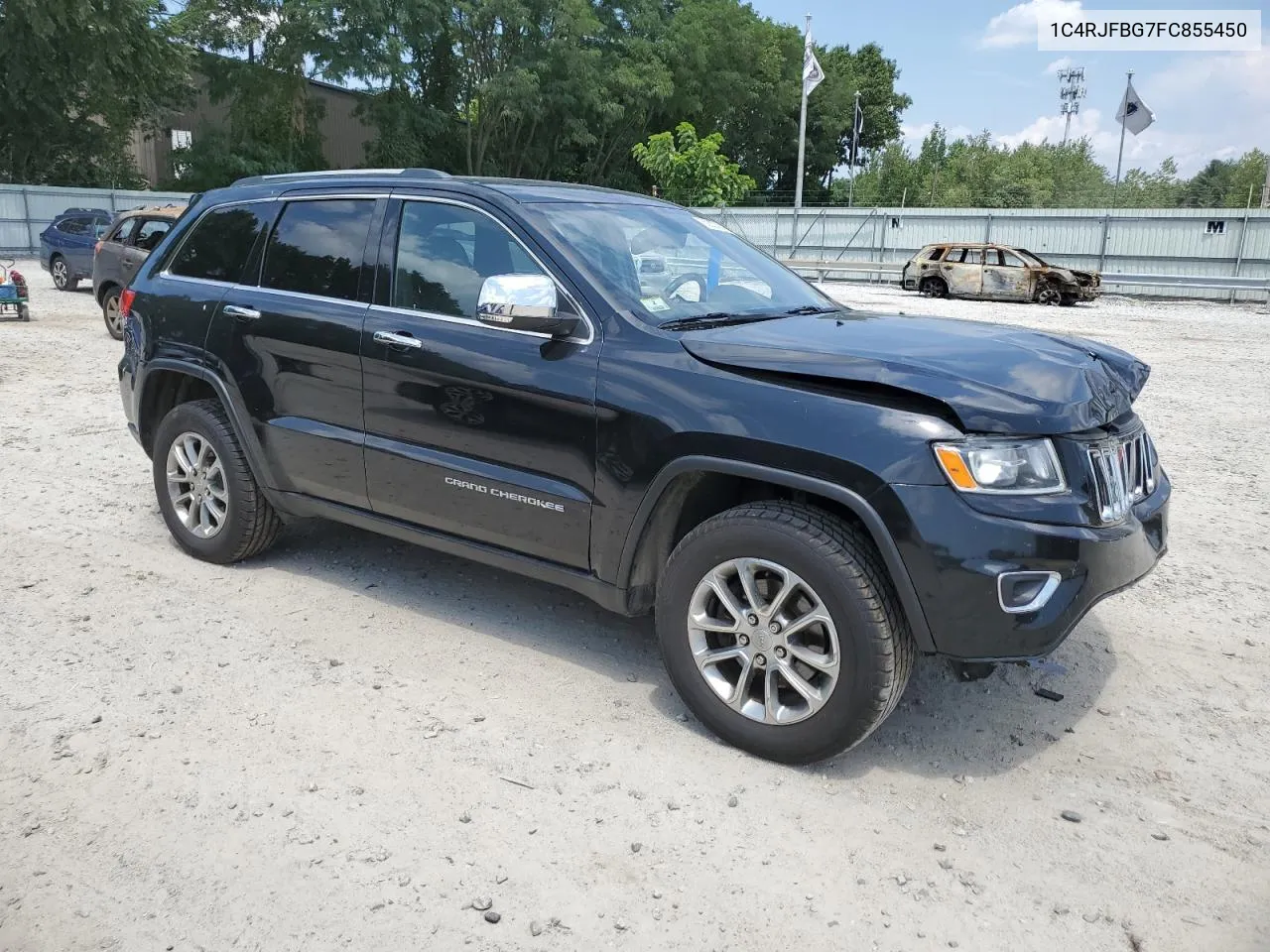 2015 Jeep Grand Cherokee Limited VIN: 1C4RJFBG7FC855450 Lot: 62820224