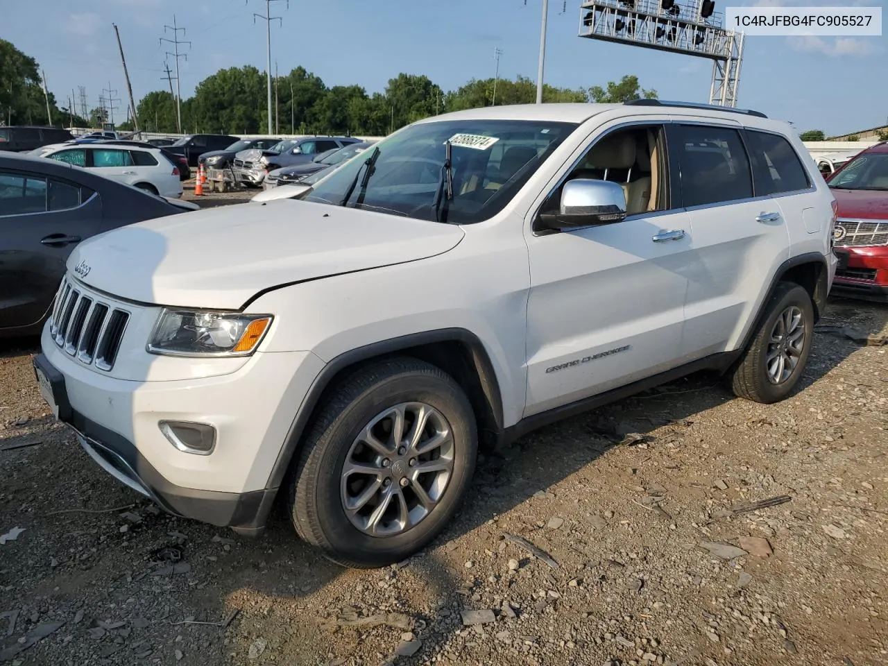 2015 Jeep Grand Cherokee Limited VIN: 1C4RJFBG4FC905527 Lot: 62886374