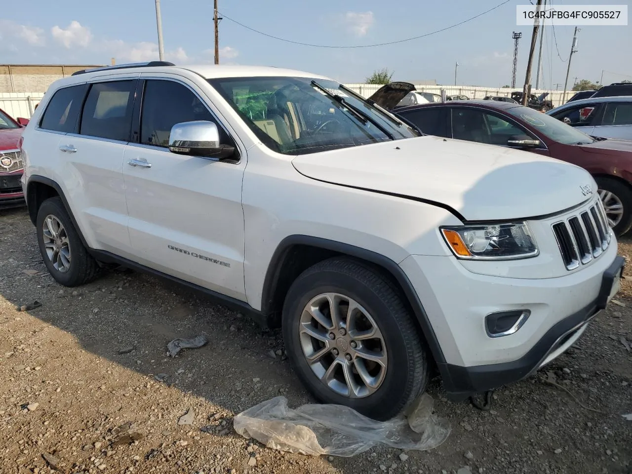 2015 Jeep Grand Cherokee Limited VIN: 1C4RJFBG4FC905527 Lot: 62886374