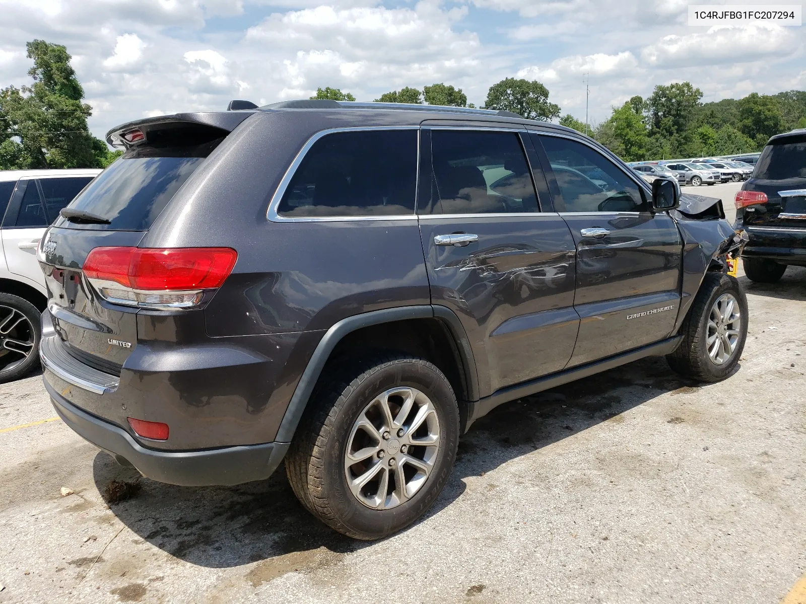 2015 Jeep Grand Cherokee Limited VIN: 1C4RJFBG1FC207294 Lot: 62929324