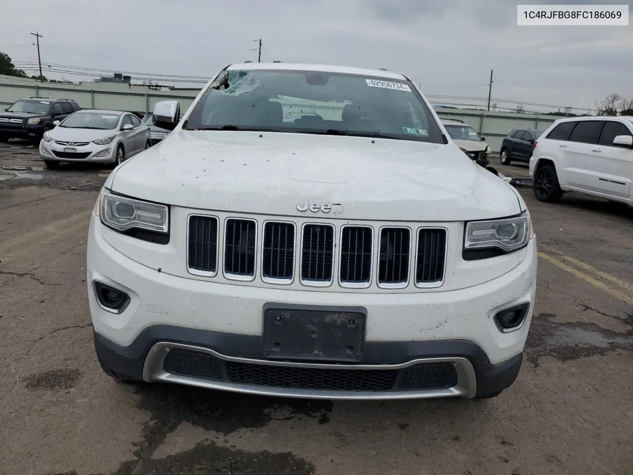 2015 Jeep Grand Cherokee Limited VIN: 1C4RJFBG8FC186069 Lot: 62956734