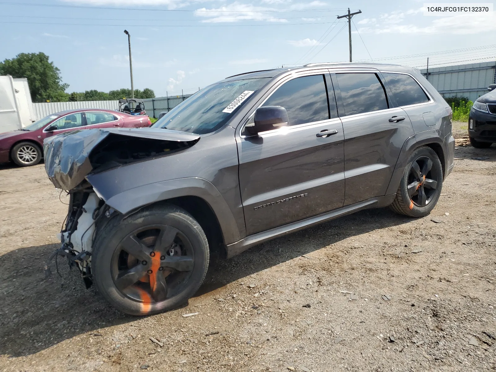 2015 Jeep Grand Cherokee Overland VIN: 1C4RJFCG1FC132370 Lot: 63006244