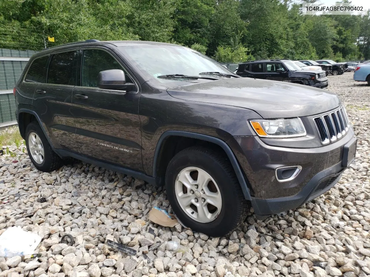 2015 Jeep Grand Cherokee Laredo VIN: 1C4RJFAG8FC790402 Lot: 63243484