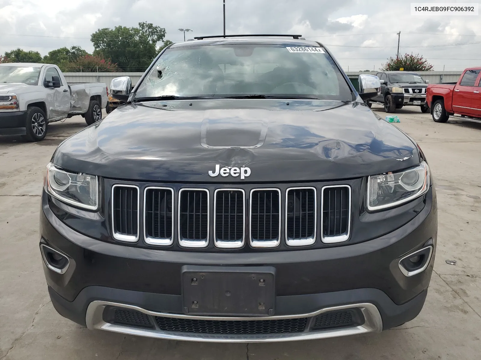 2015 Jeep Grand Cherokee Limited VIN: 1C4RJEBG9FC906392 Lot: 63286144