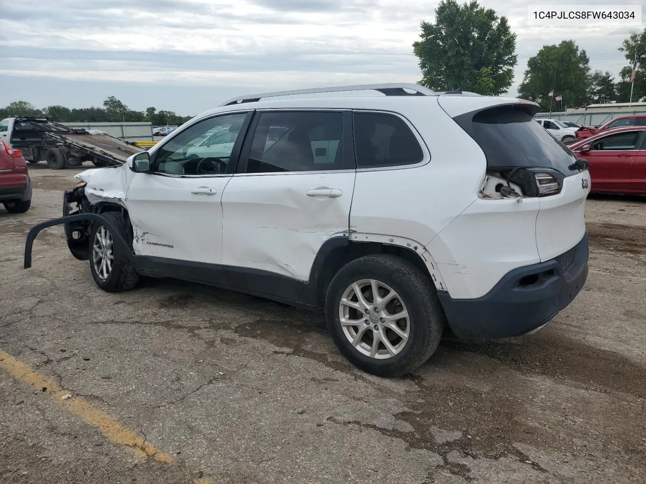 2015 Jeep Cherokee Latitude VIN: 1C4PJLCS8FW643034 Lot: 63532054