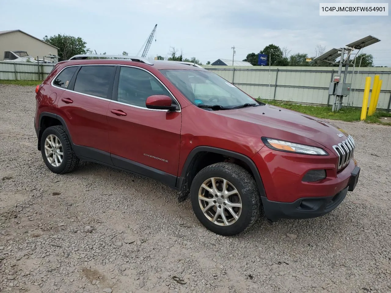 2015 Jeep Cherokee Latitude VIN: 1C4PJMCBXFW654901 Lot: 63617724