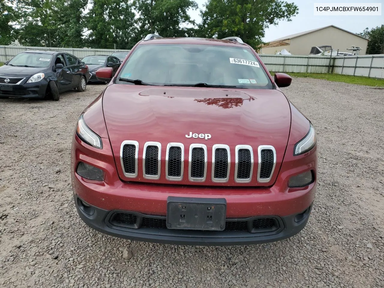 2015 Jeep Cherokee Latitude VIN: 1C4PJMCBXFW654901 Lot: 63617724