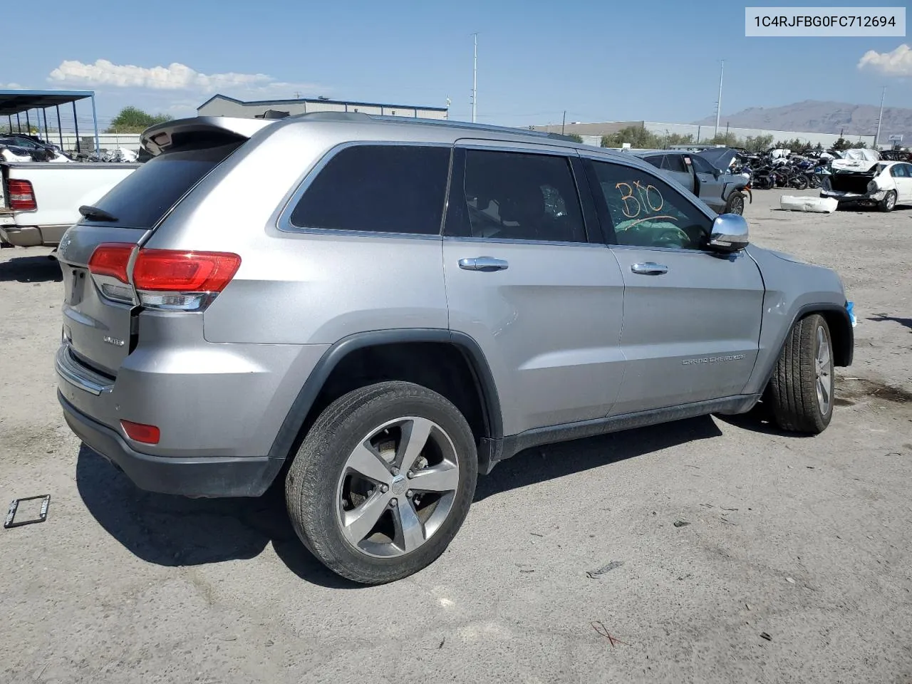 2015 Jeep Grand Cherokee Limited VIN: 1C4RJFBG0FC712694 Lot: 63718484