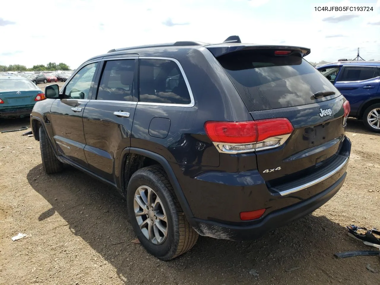 2015 Jeep Grand Cherokee Limited VIN: 1C4RJFBG5FC193724 Lot: 64001974