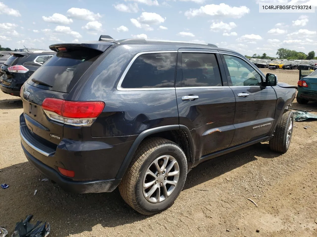 2015 Jeep Grand Cherokee Limited VIN: 1C4RJFBG5FC193724 Lot: 64001974