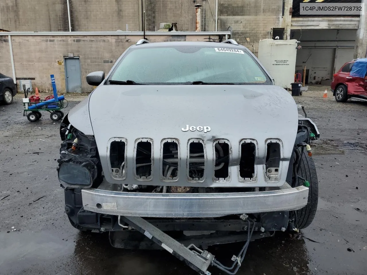 2015 Jeep Cherokee Limited VIN: 1C4PJMDS2FW728732 Lot: 64049284