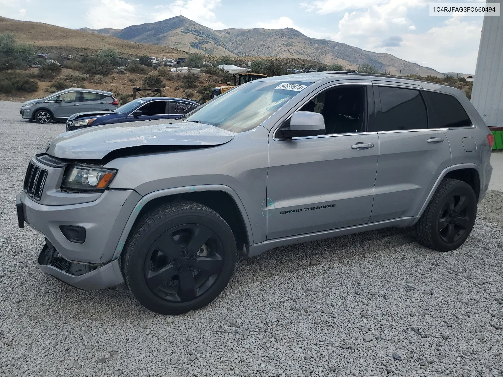 2015 Jeep Grand Cherokee Laredo VIN: 1C4RJFAG3FC660494 Lot: 64079674