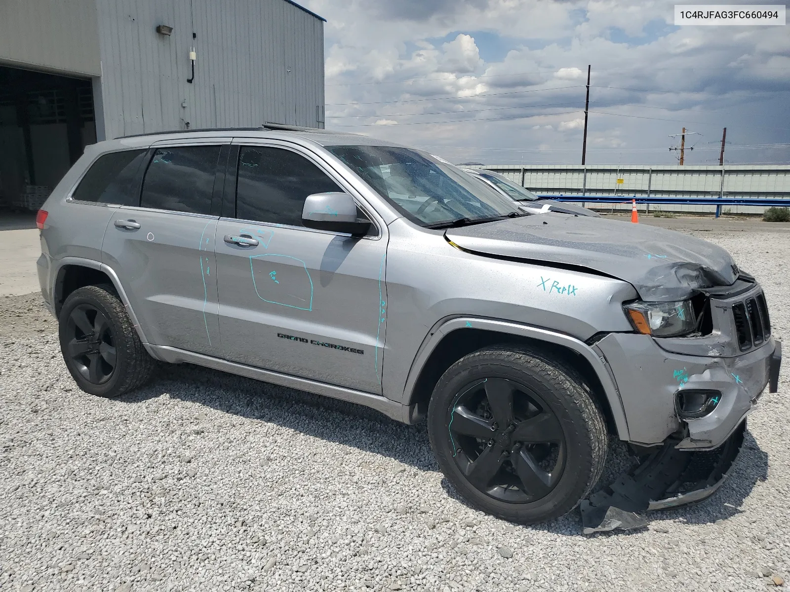 1C4RJFAG3FC660494 2015 Jeep Grand Cherokee Laredo