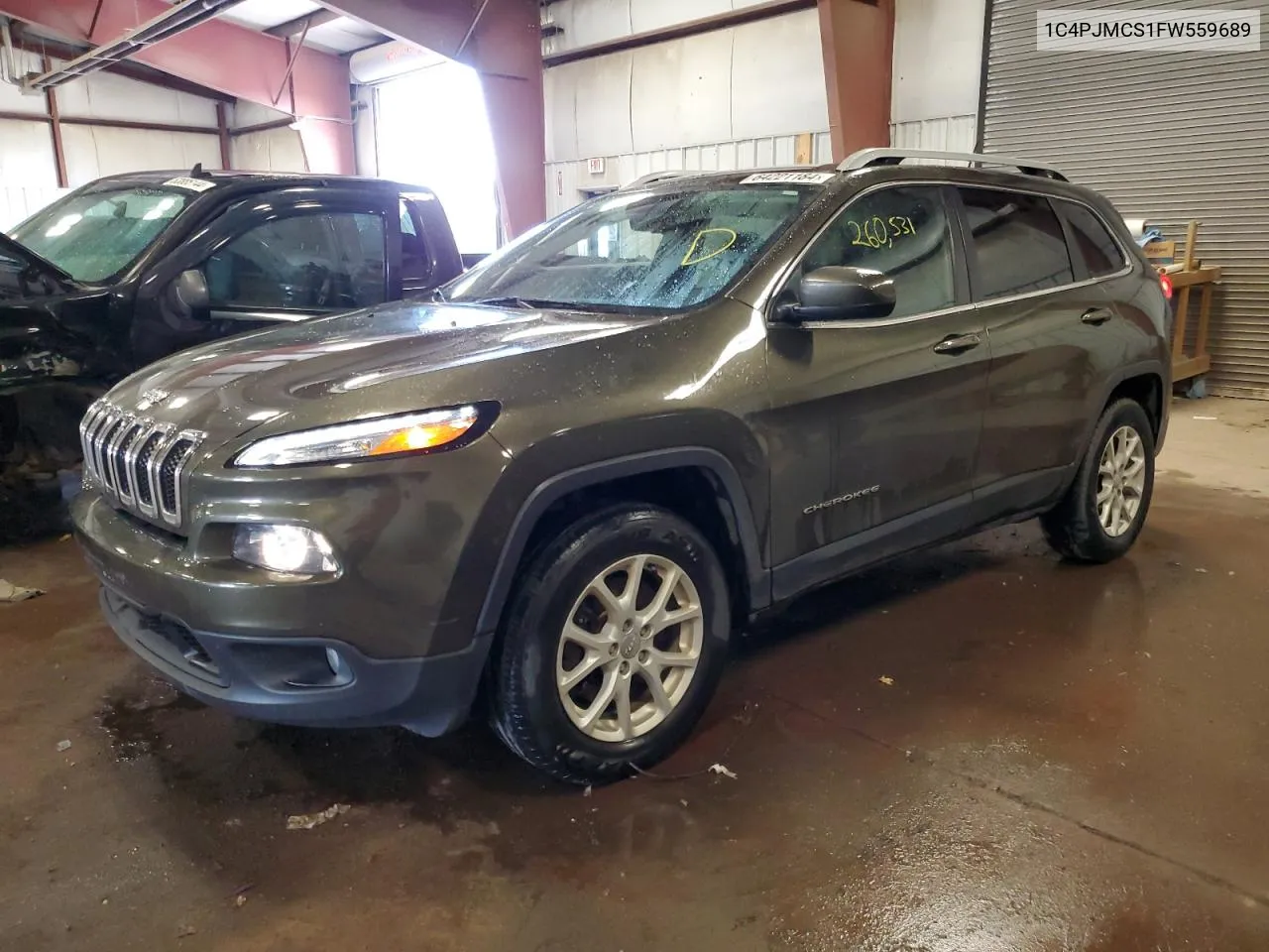 2015 Jeep Cherokee Latitude VIN: 1C4PJMCS1FW559689 Lot: 64221184