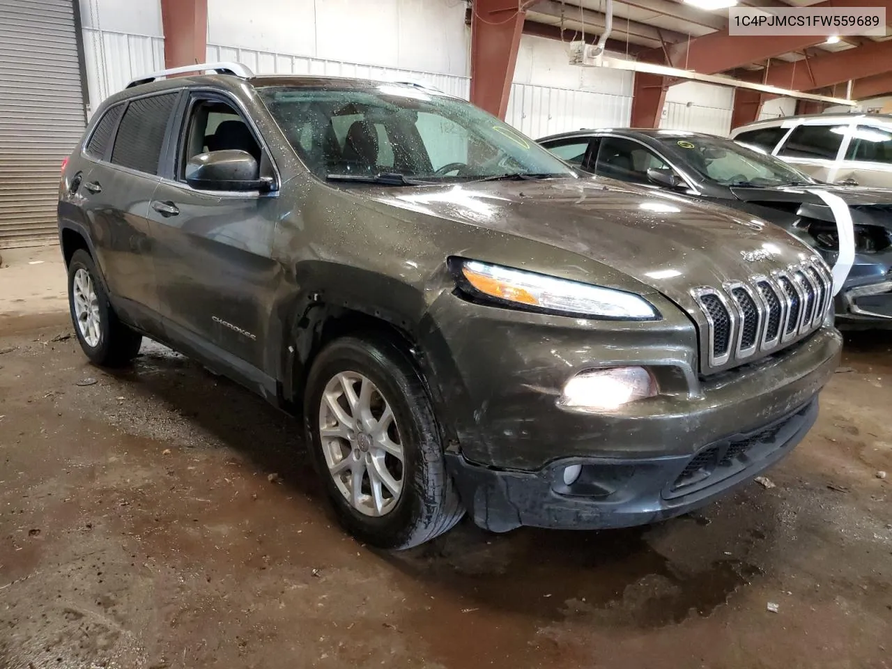 2015 Jeep Cherokee Latitude VIN: 1C4PJMCS1FW559689 Lot: 64221184