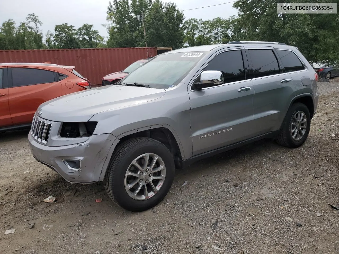 2015 Jeep Grand Cherokee Limited VIN: 1C4RJFBG6FC865354 Lot: 64239844