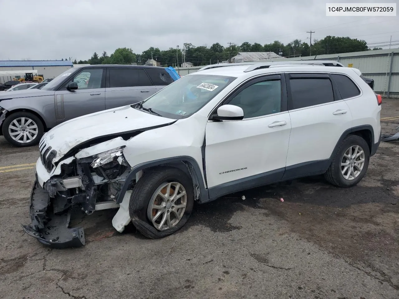 2015 Jeep Cherokee Latitude VIN: 1C4PJMCB0FW572059 Lot: 64423834