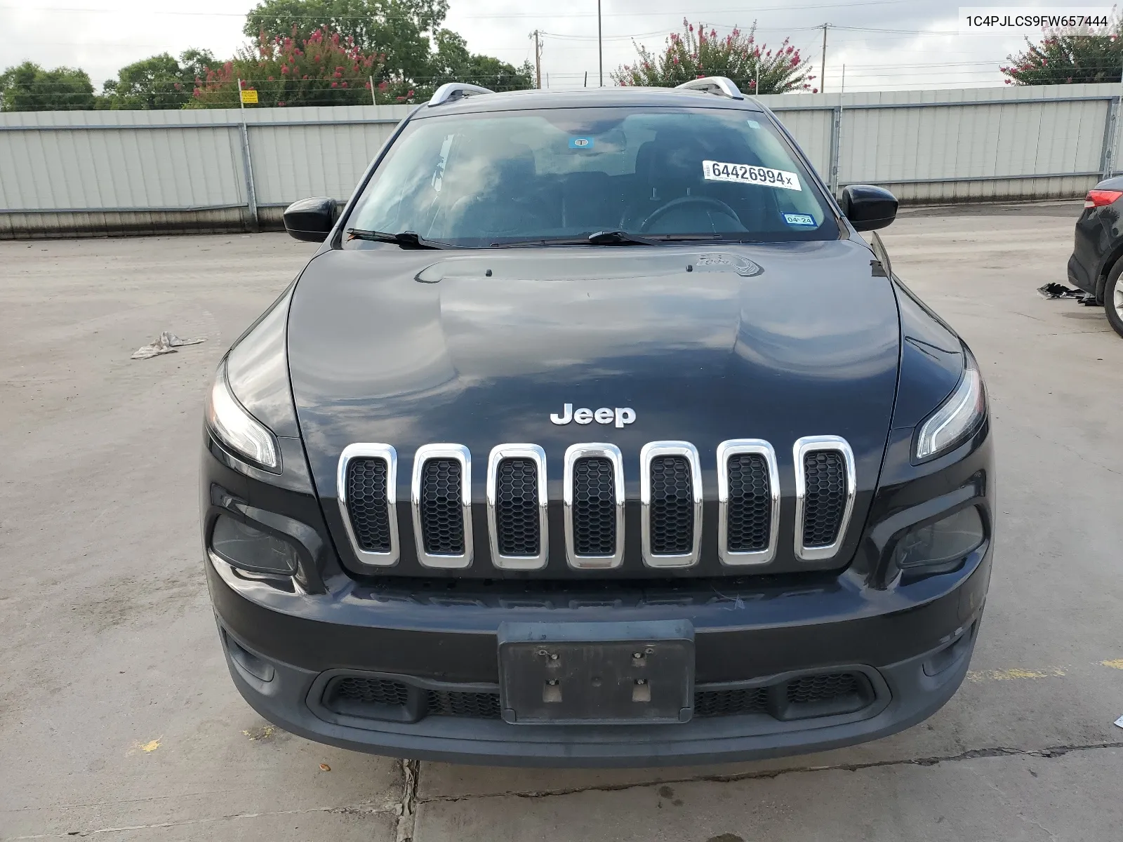 2015 Jeep Cherokee Latitude VIN: 1C4PJLCS9FW657444 Lot: 64426994