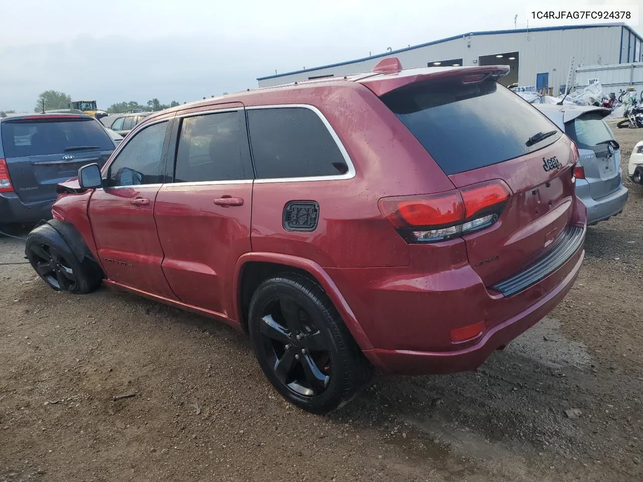 2015 Jeep Grand Cherokee Laredo VIN: 1C4RJFAG7FC924378 Lot: 64580944