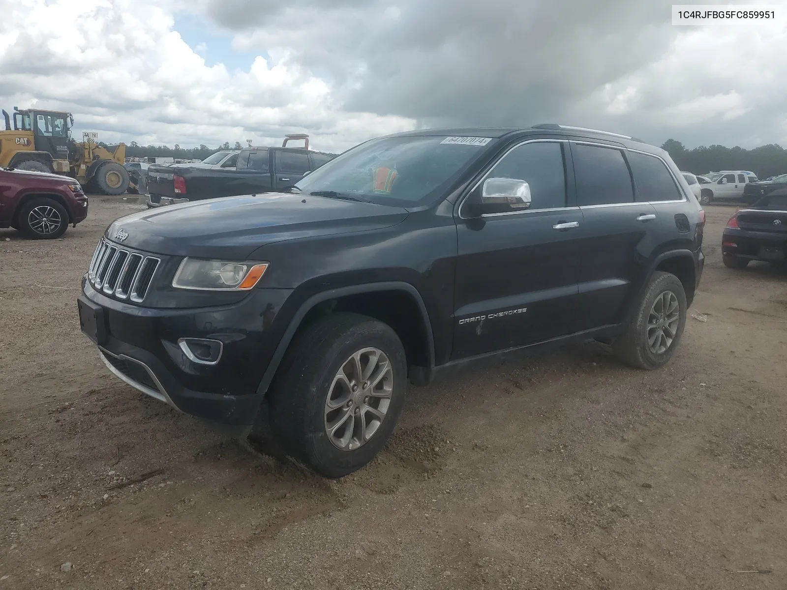 2015 Jeep Grand Cherokee Limited VIN: 1C4RJFBG5FC859951 Lot: 64707074