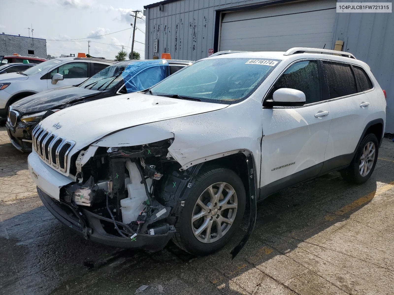 1C4PJLCB1FW721315 2015 Jeep Cherokee Latitude