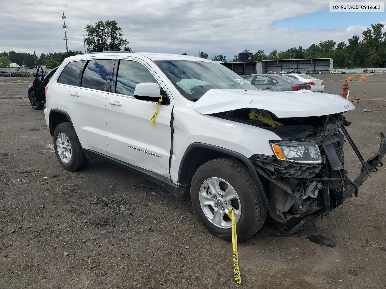 2015 Jeep Grand Cherokee Laredo VIN: 1C4RJFAG5FC919602 Lot: 64764024