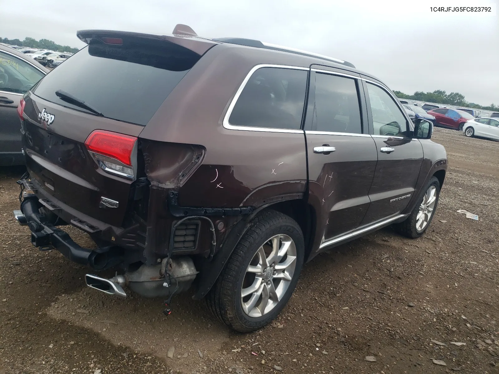 2015 Jeep Grand Cherokee Summit VIN: 1C4RJFJG5FC823792 Lot: 65026574