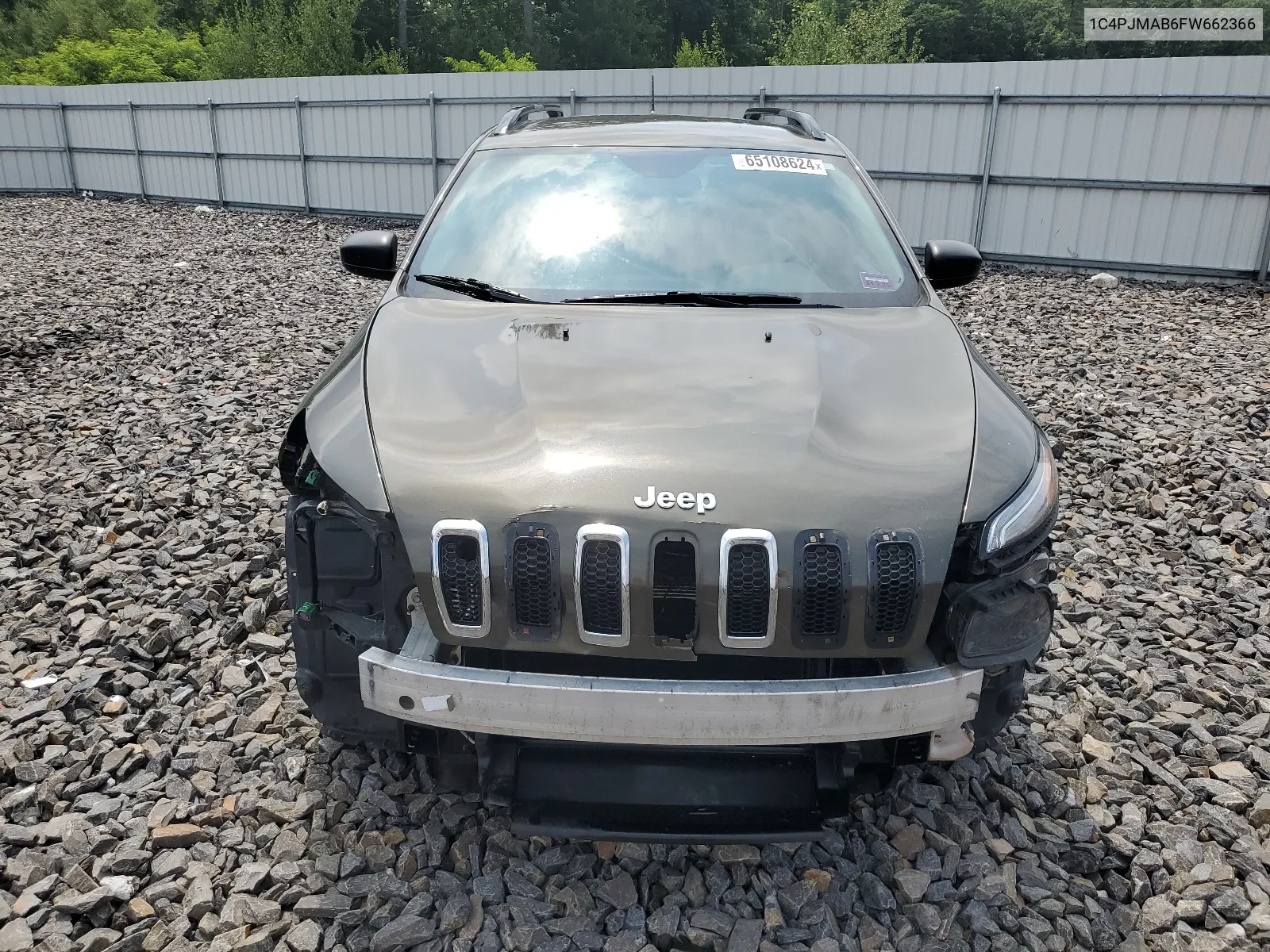 2015 Jeep Cherokee Sport VIN: 1C4PJMAB6FW662366 Lot: 65108624