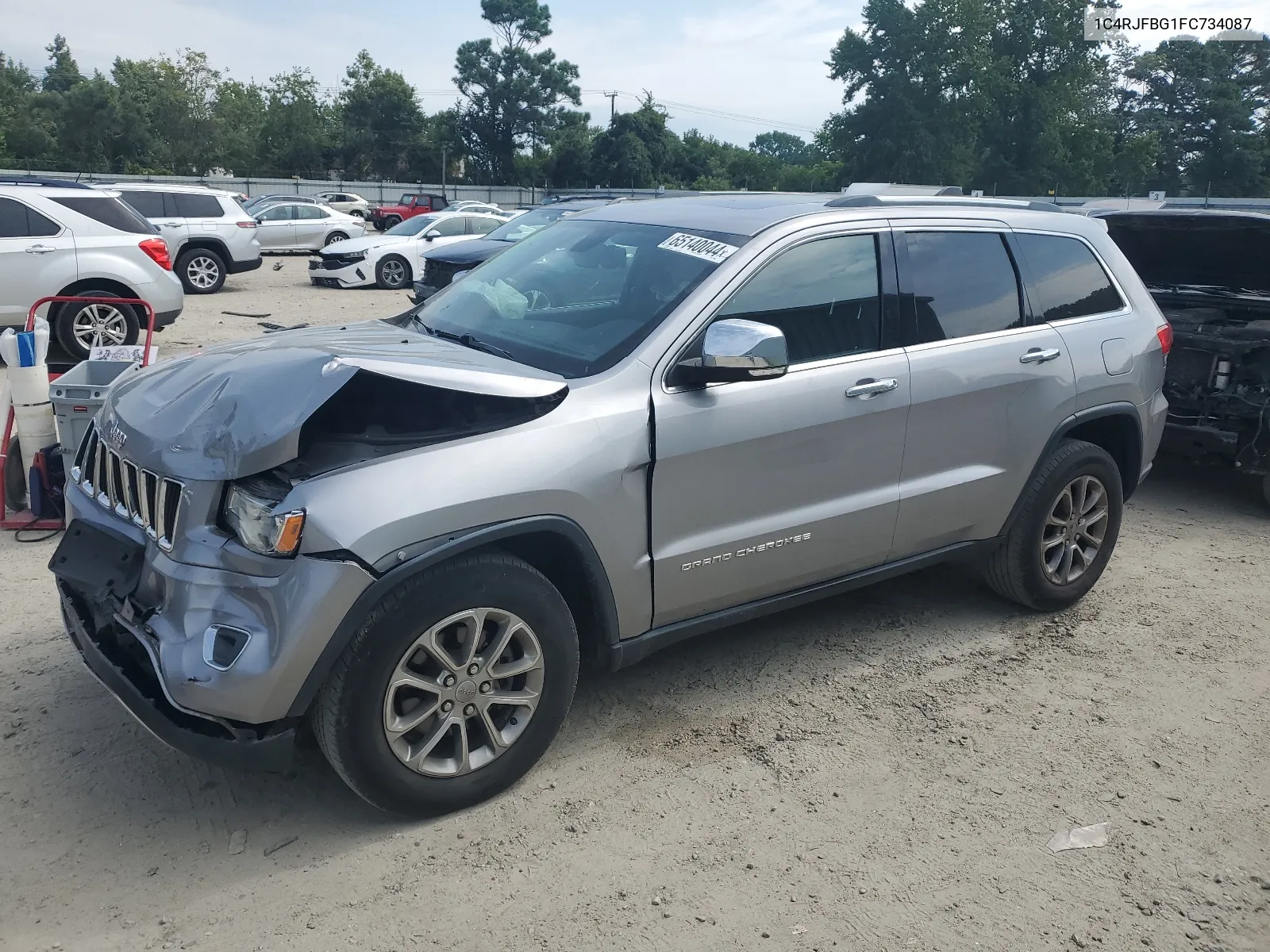 2015 Jeep Grand Cherokee Limited VIN: 1C4RJFBG1FC734087 Lot: 65140044