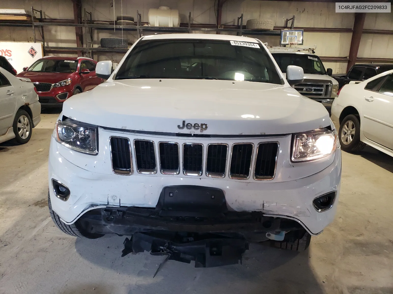 2015 Jeep Grand Cherokee Laredo VIN: 1C4RJFAG2FC209833 Lot: 65239304