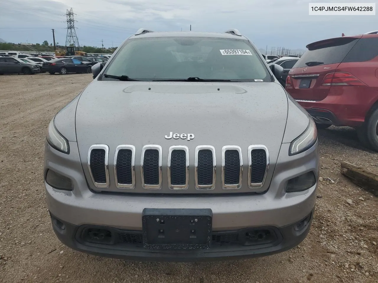 2015 Jeep Cherokee Latitude VIN: 1C4PJMCS4FW642288 Lot: 65397104