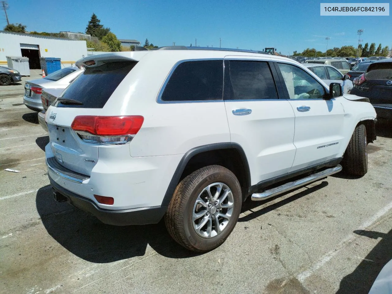 2015 Jeep Grand Cherokee Limited VIN: 1C4RJEBG6FC842196 Lot: 65447364