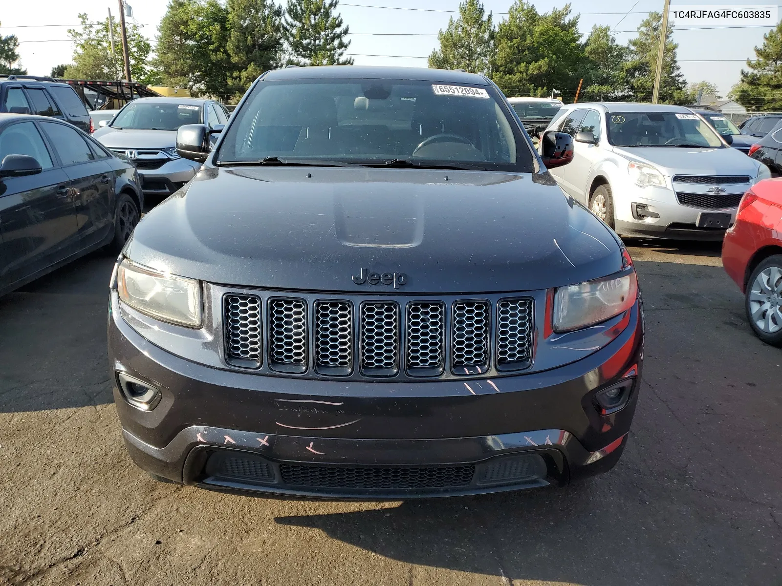 1C4RJFAG4FC603835 2015 Jeep Grand Cherokee Laredo