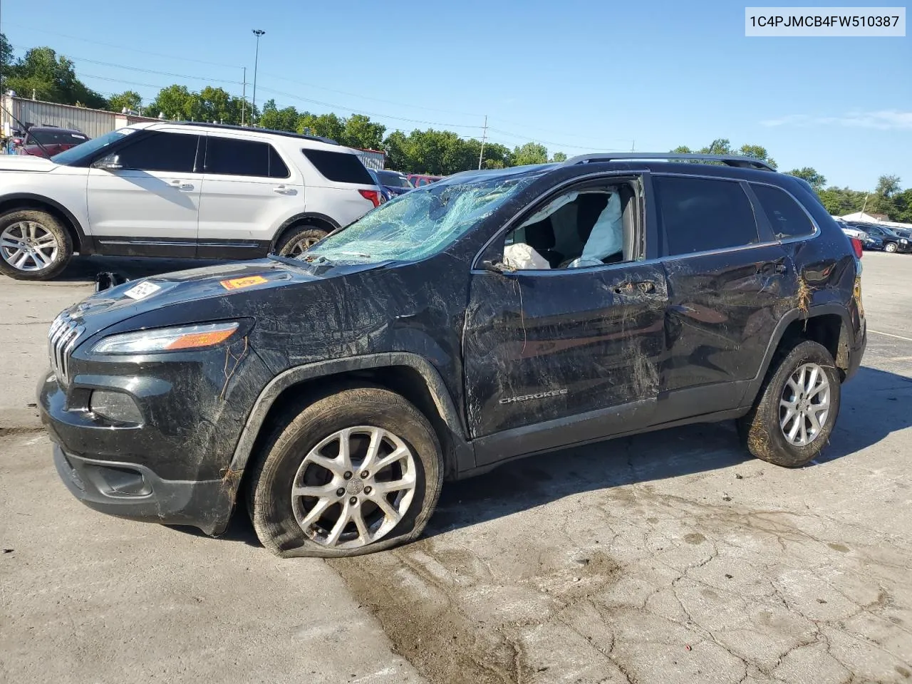 2015 Jeep Cherokee Latitude VIN: 1C4PJMCB4FW510387 Lot: 65645344