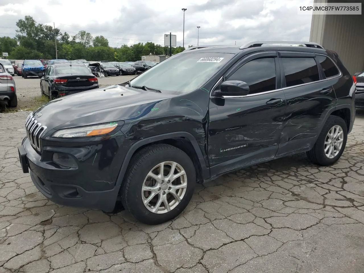 2015 Jeep Cherokee Latitude VIN: 1C4PJMCB7FW773585 Lot: 66060294