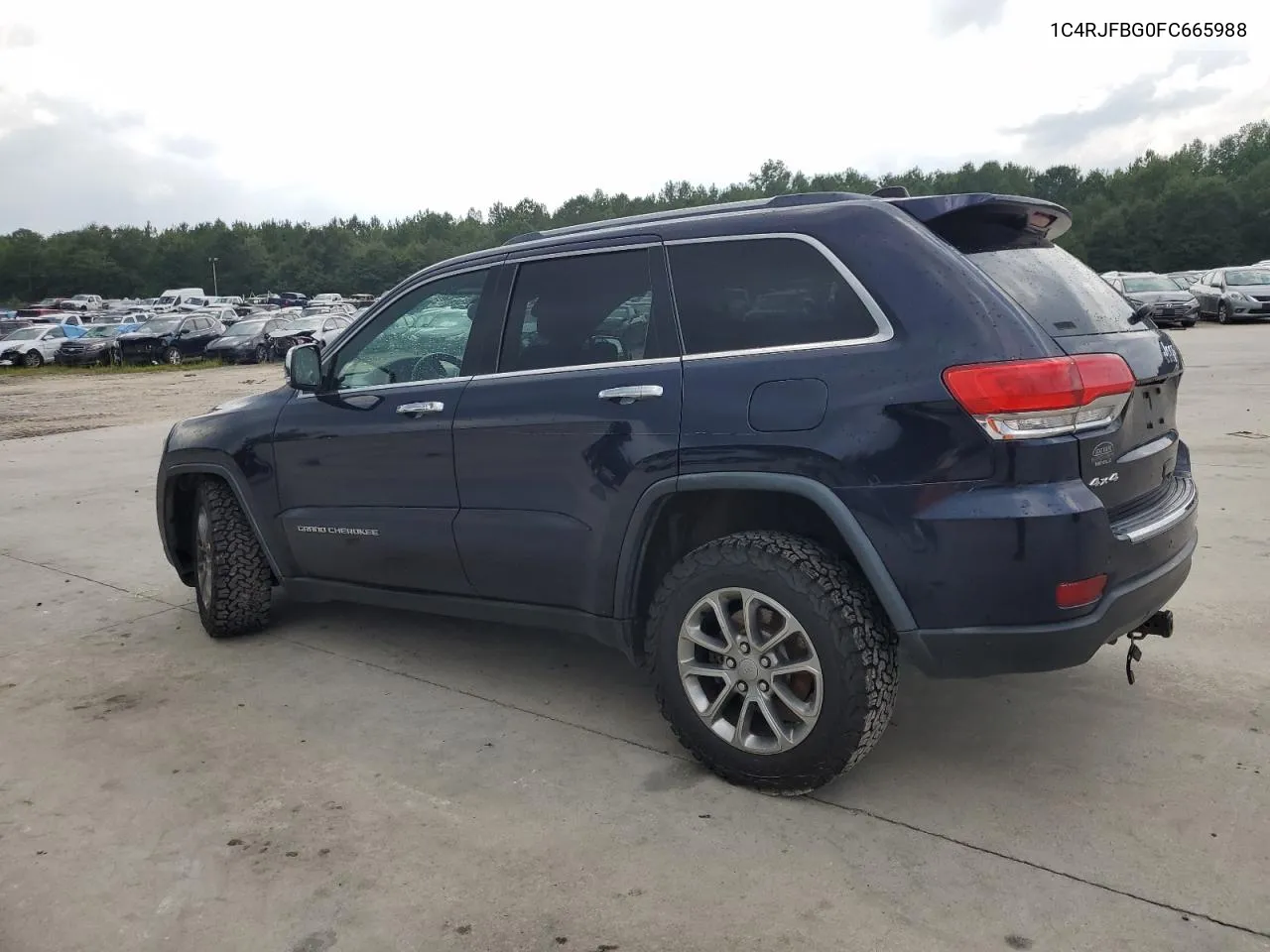 1C4RJFBG0FC665988 2015 Jeep Grand Cherokee Limited