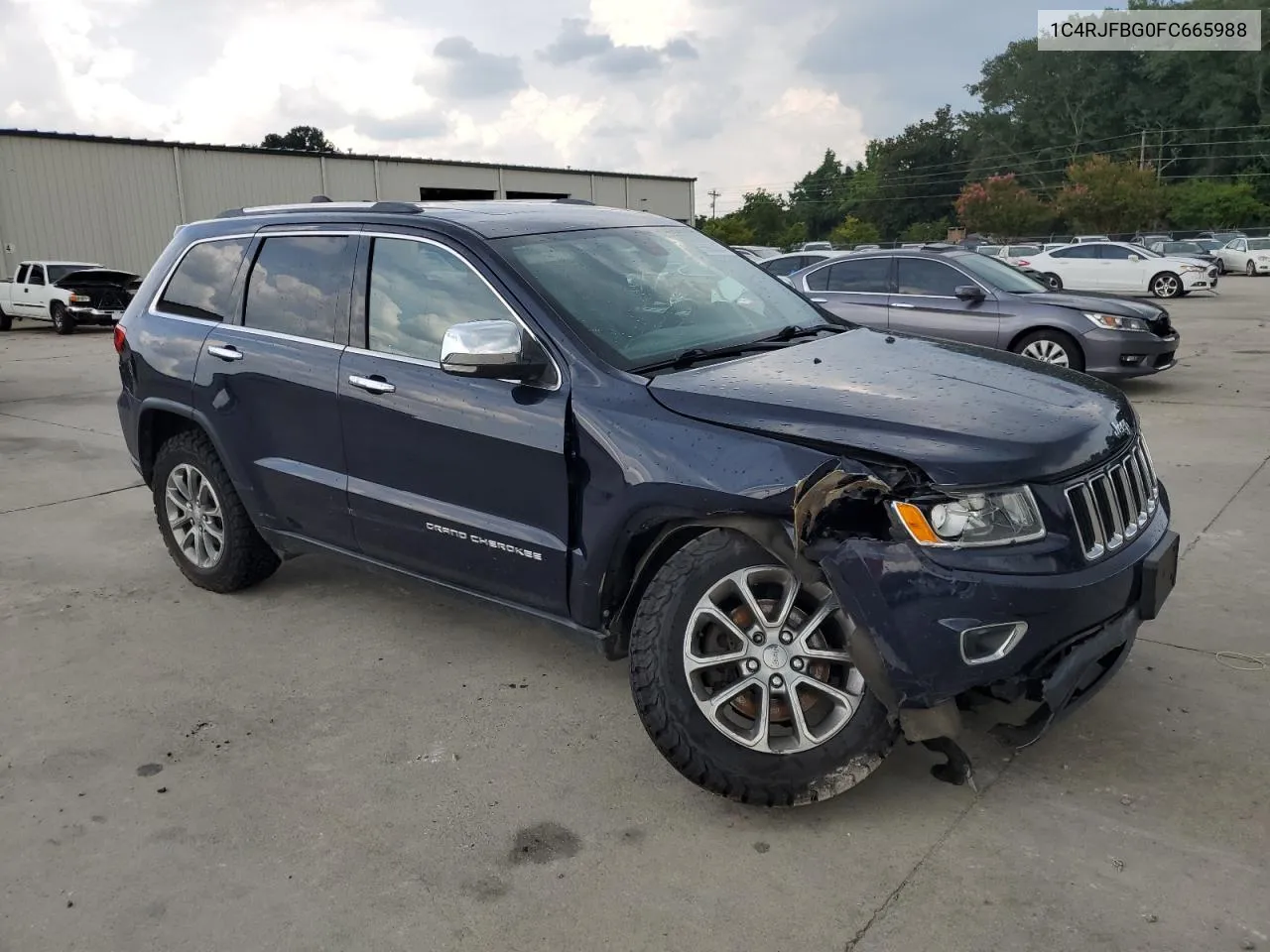 2015 Jeep Grand Cherokee Limited VIN: 1C4RJFBG0FC665988 Lot: 66063334