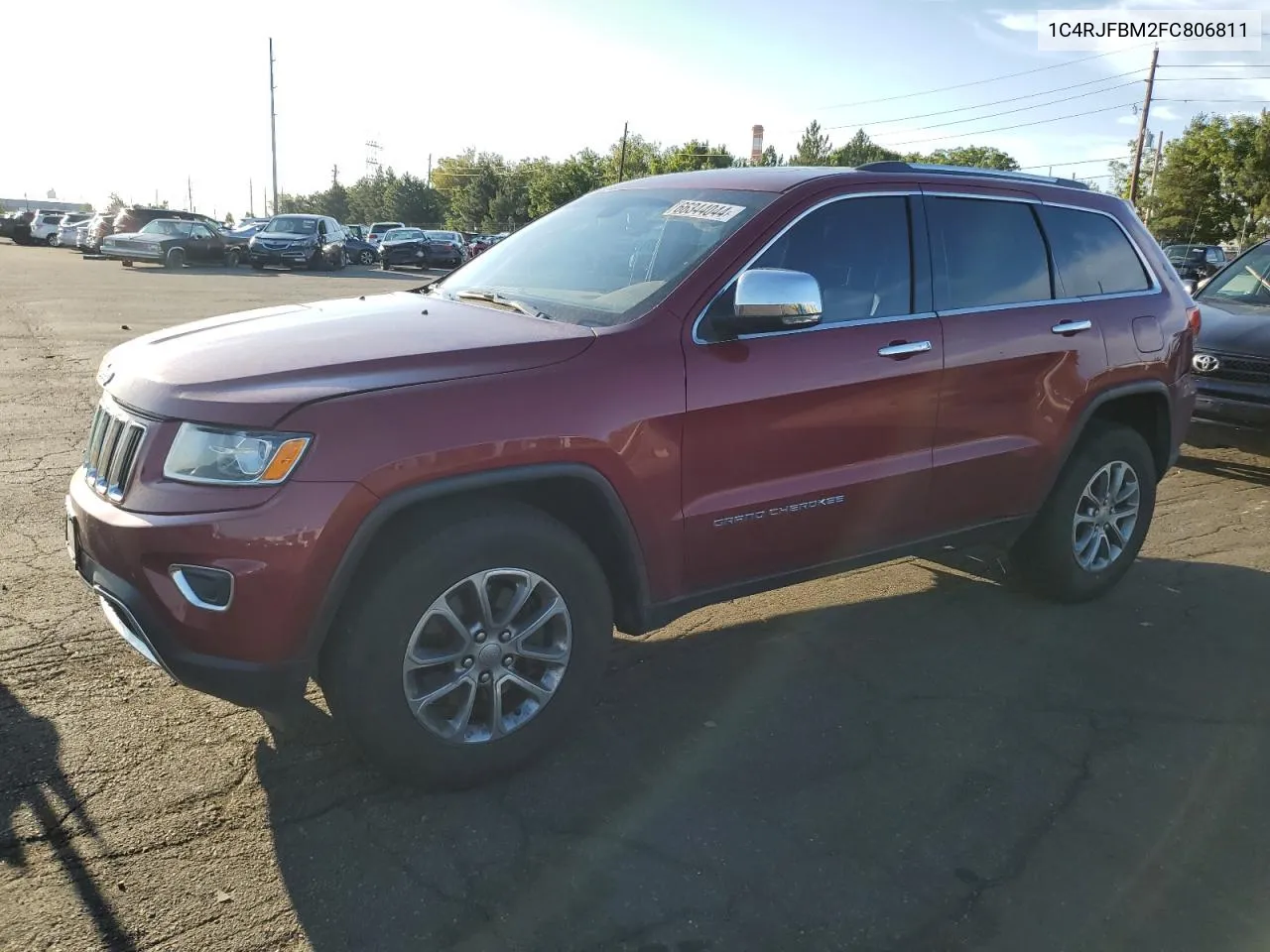 2015 Jeep Grand Cherokee Limited VIN: 1C4RJFBM2FC806811 Lot: 66344044