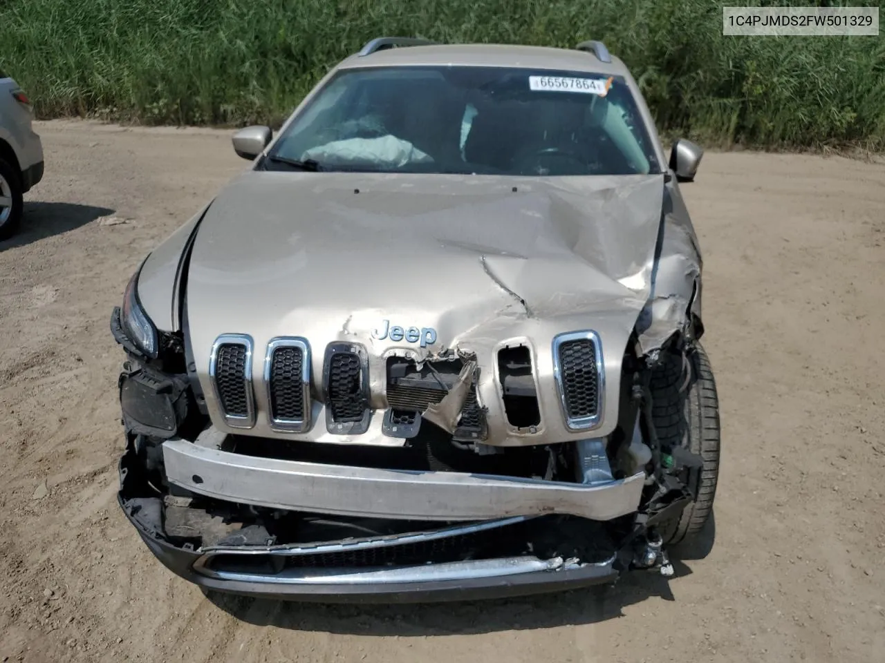 1C4PJMDS2FW501329 2015 Jeep Cherokee Limited