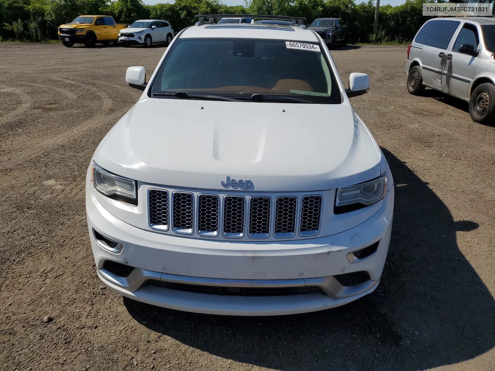 2015 Jeep Grand Cherokee Summit VIN: 1C4RJFJM3FC731831 Lot: 66570534