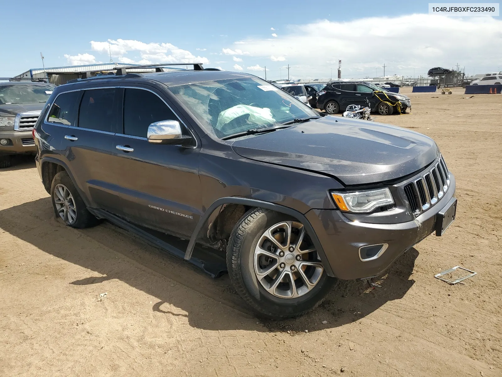 2015 Jeep Grand Cherokee Limited VIN: 1C4RJFBGXFC233490 Lot: 66681354