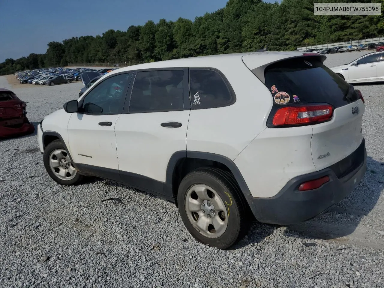 2015 Jeep Cherokee Sport VIN: 1C4PJMAB6FW755095 Lot: 66866014