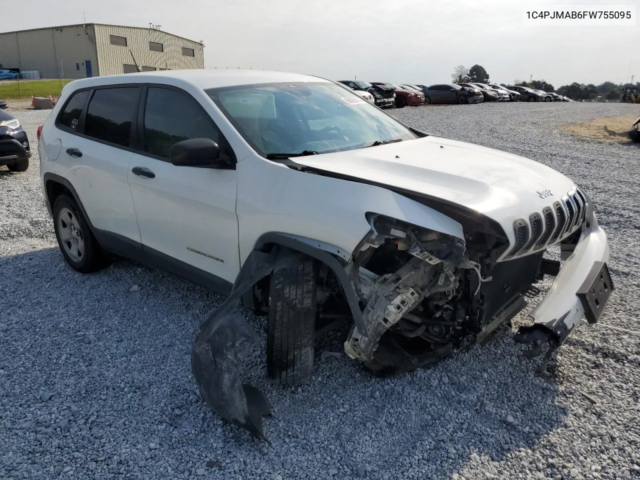 2015 Jeep Cherokee Sport VIN: 1C4PJMAB6FW755095 Lot: 66866014