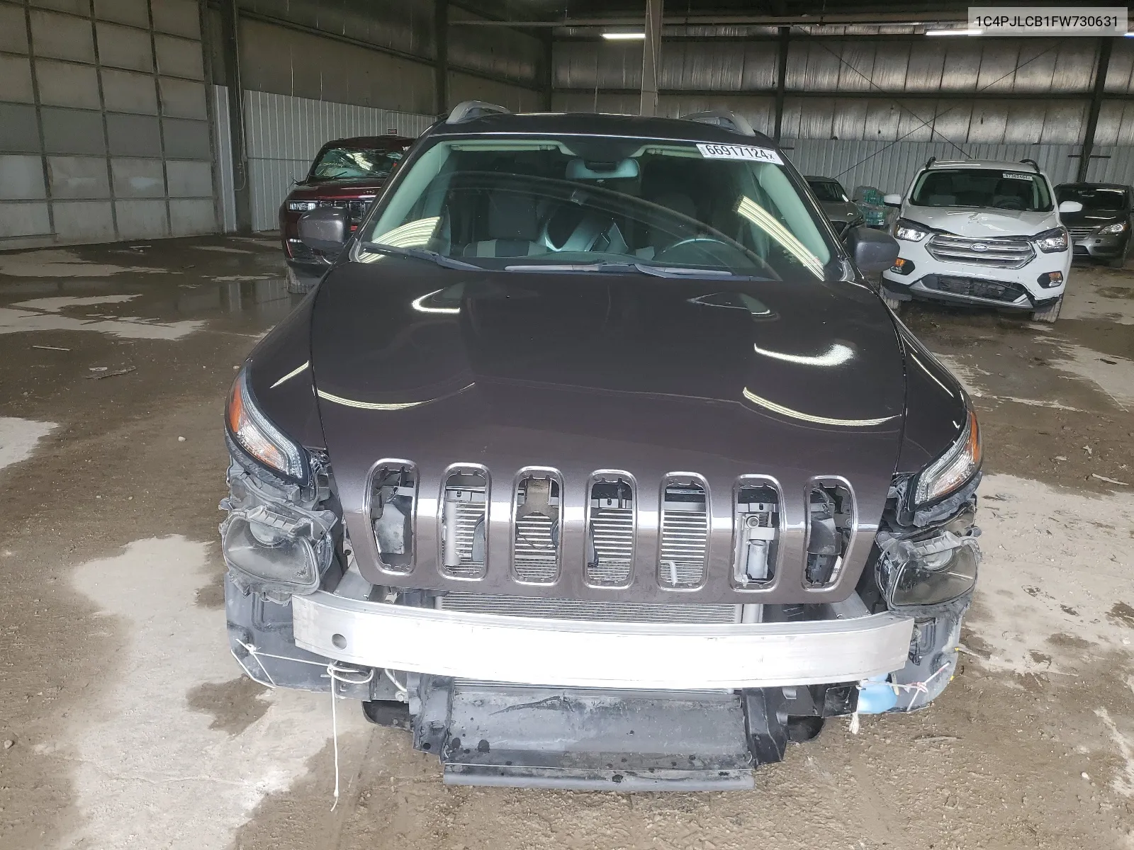 2015 Jeep Cherokee Latitude VIN: 1C4PJLCB1FW730631 Lot: 66917124