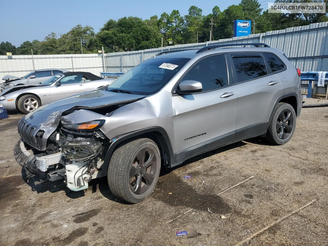 2015 Jeep Cherokee Latitude VIN: 1C4PJLCB1FW723470 Lot: 67046374