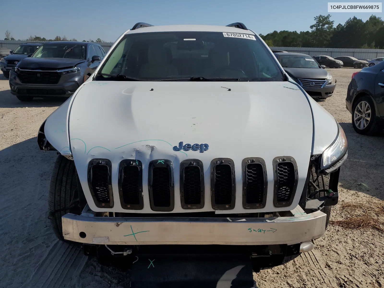 1C4PJLCB8FW669875 2015 Jeep Cherokee Latitude