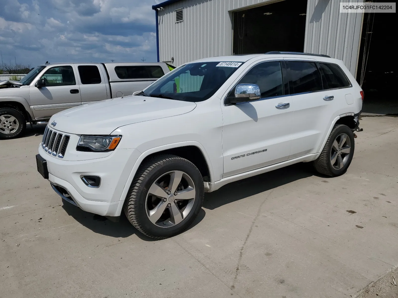 2015 Jeep Grand Cherokee Overland VIN: 1C4RJFCG1FC142204 Lot: 67148414